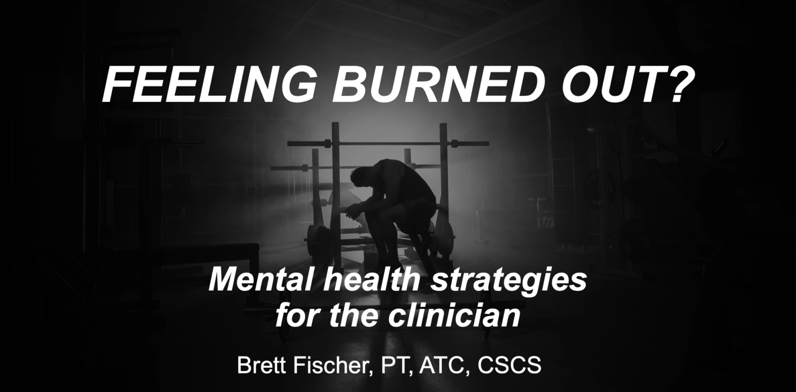 Felling Burned Out?