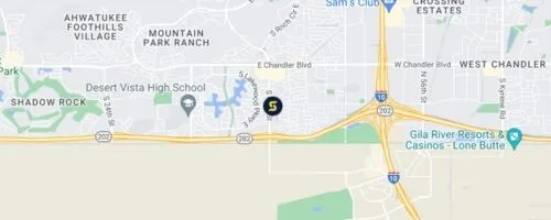 out-Ahwatukee Image of ahwatukee on map.