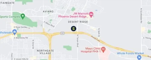 out-Desert Ridge Image of desert ridge on map.