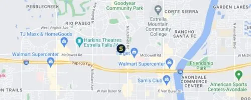 out-Goodyear Image of goodyear on map.