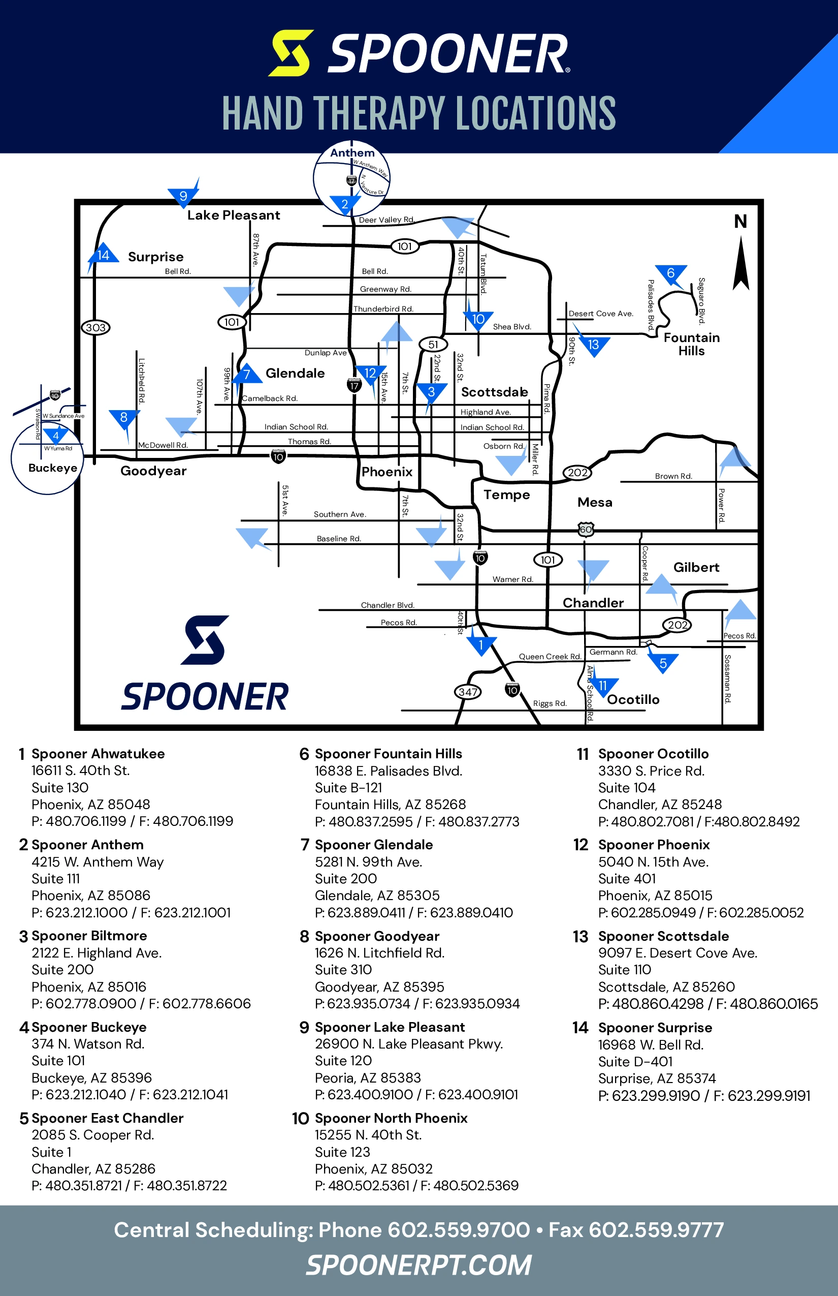 Hand-Therapy-Map-Web-10-2025 v2 Spooner Hand Therapy map