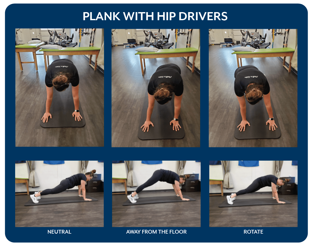 Planks with Hip Drivers