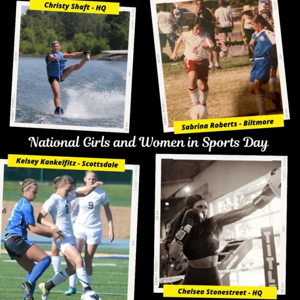 national girls and women in sports day collage