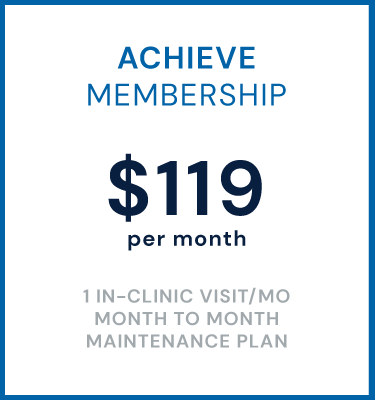 Achieve membership $199 per month.