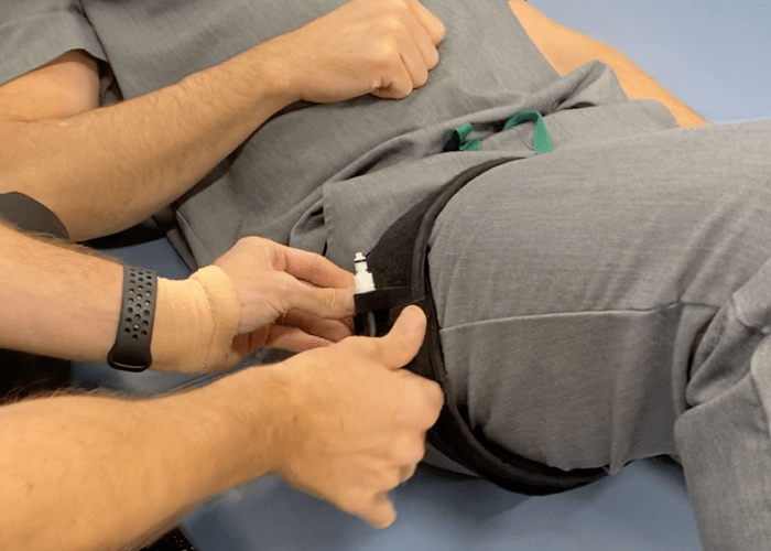 BFR Athlete running in place
