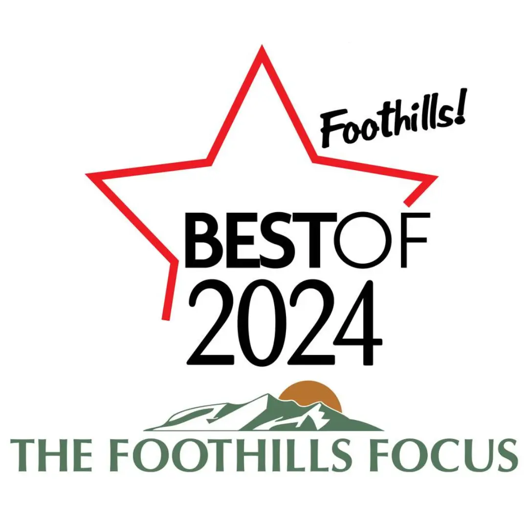 Best of Foothills Focus 2024 Seal for Spooner Anthem winning Best of Foothills Focus 2024.