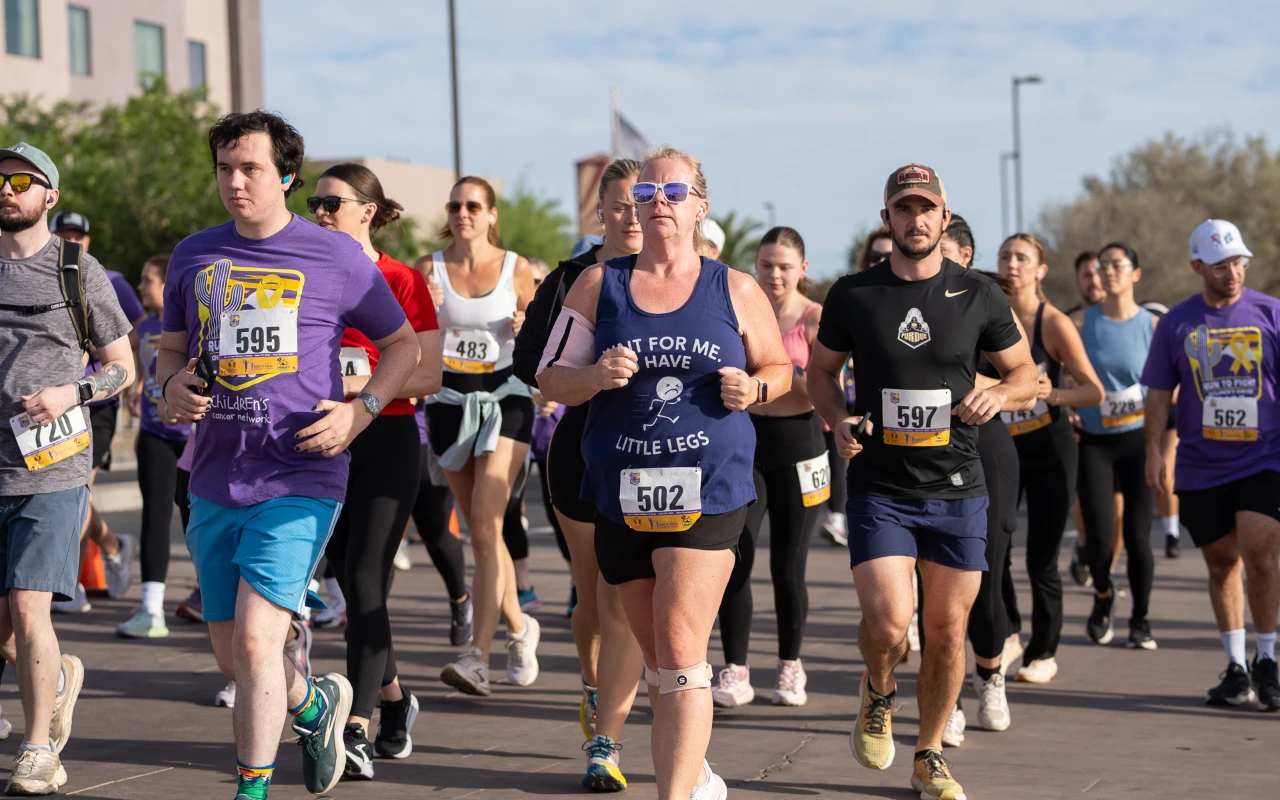 A group of marathon runners.