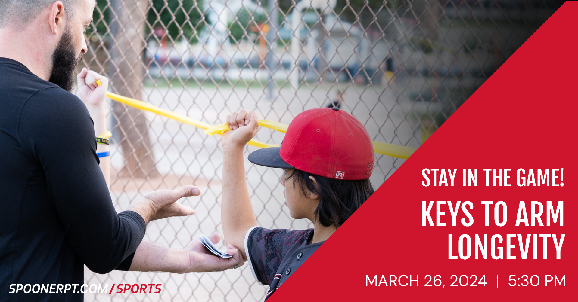 Stay in the game! Keys to arm longevity. March 26, 2024 at 5:30pm.