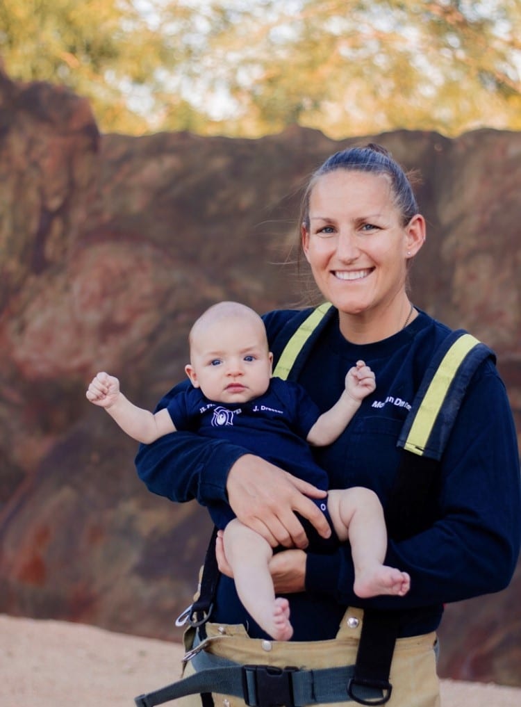 Morgan Dresser and baby Jackson