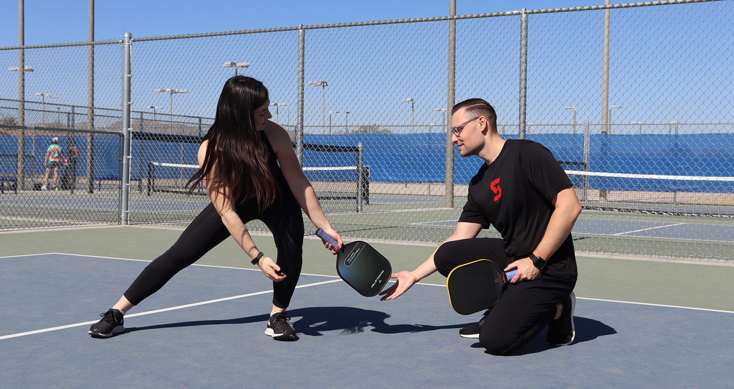 Eric Brown pickleball warm up