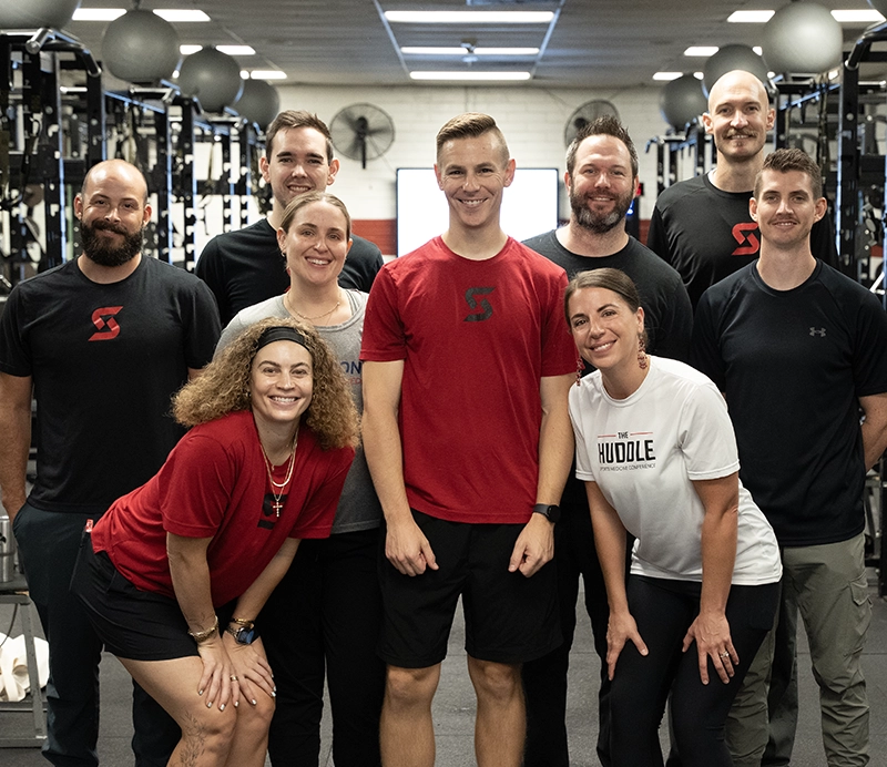Group photo of employees at Spooner
