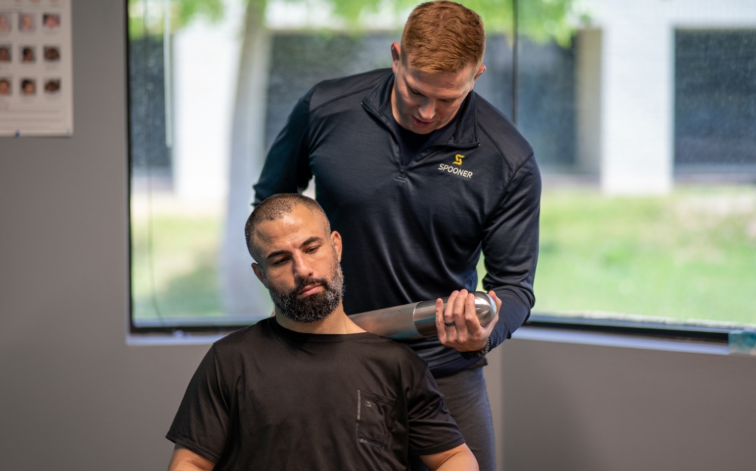 Feature Image of ben kelto tempering a male patient