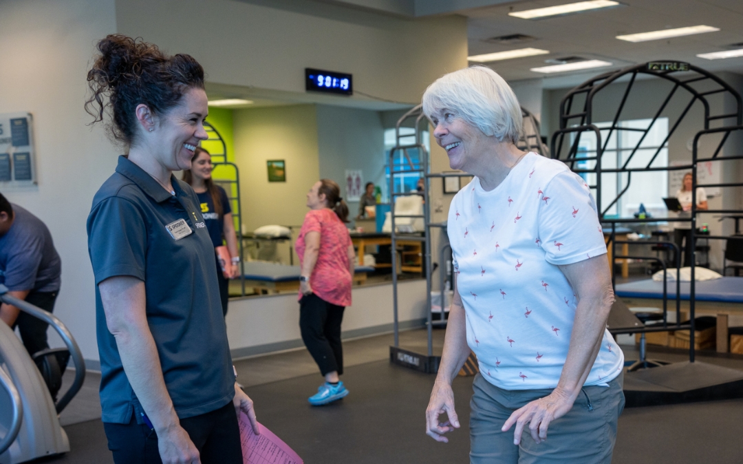 Feature image of Carrie Yaeger white and elderly female patient.