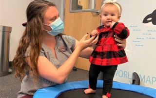 Pediatric Physical Therapist, physical therapist working with baby