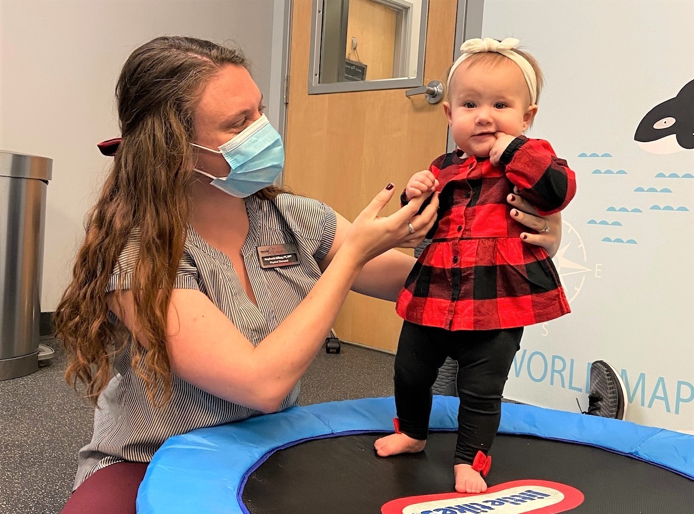 Pediatric Physical Therapist, physical therapist working with baby